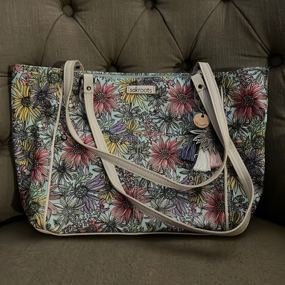 Sak Roots Floral Purse